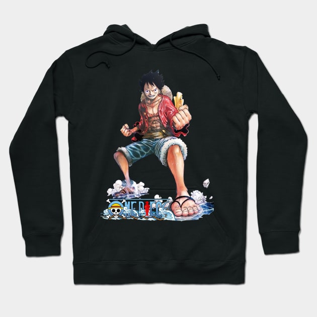 Luffy - One Piece Hoodie by RamzStore